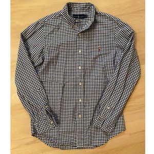 Ralph Lauren blue & white button down size Small